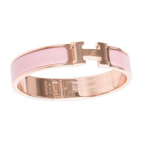 hermes clic clac bracelet rose gold|hermes clic clac loose.